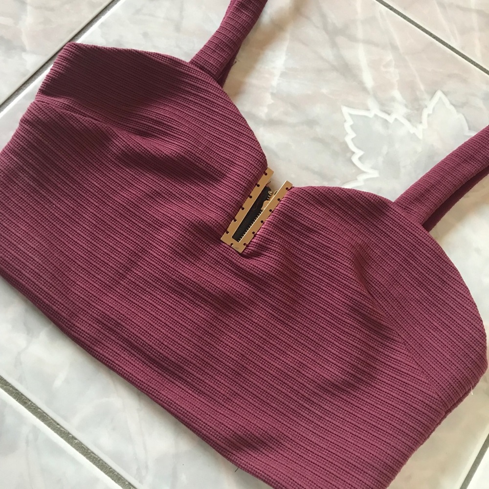 Charlottle Russe Cropped Tank Top